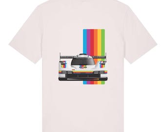 -shirt Porsche aux couleurs de pomme | T-shirt de course d'endurance GTP Laguna Seca | IMSA 2026