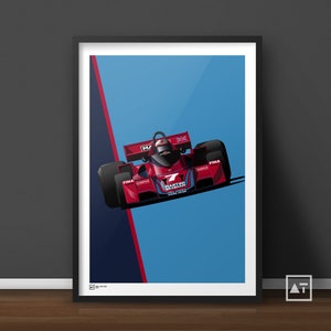 Brabham BT45 | John Watson | 1977 | Formula-1 Print | F1 Poster