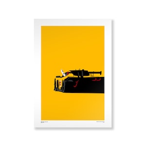 Corvette che dà l'uccello / 2025 / IMSA / Daytona / Endurance Racing Stampa / Poster GT3