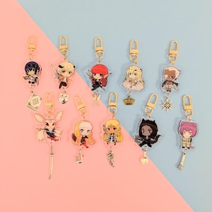 Metaphor: ReFantazio Clear Acrylic Charm - Will, Strohl, Hulkenberg, Louis, Heismay, Junah, Eupha, Basilio