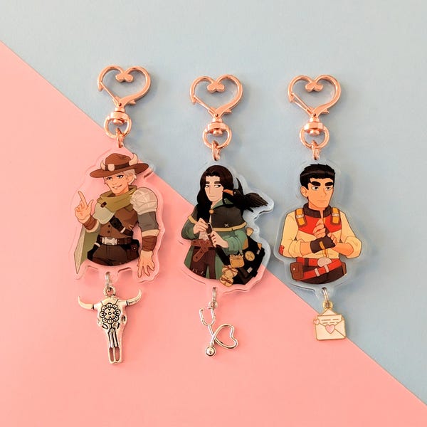 My Time at Sandrock Acrylic Charms - Logan - Fang - Unsuur