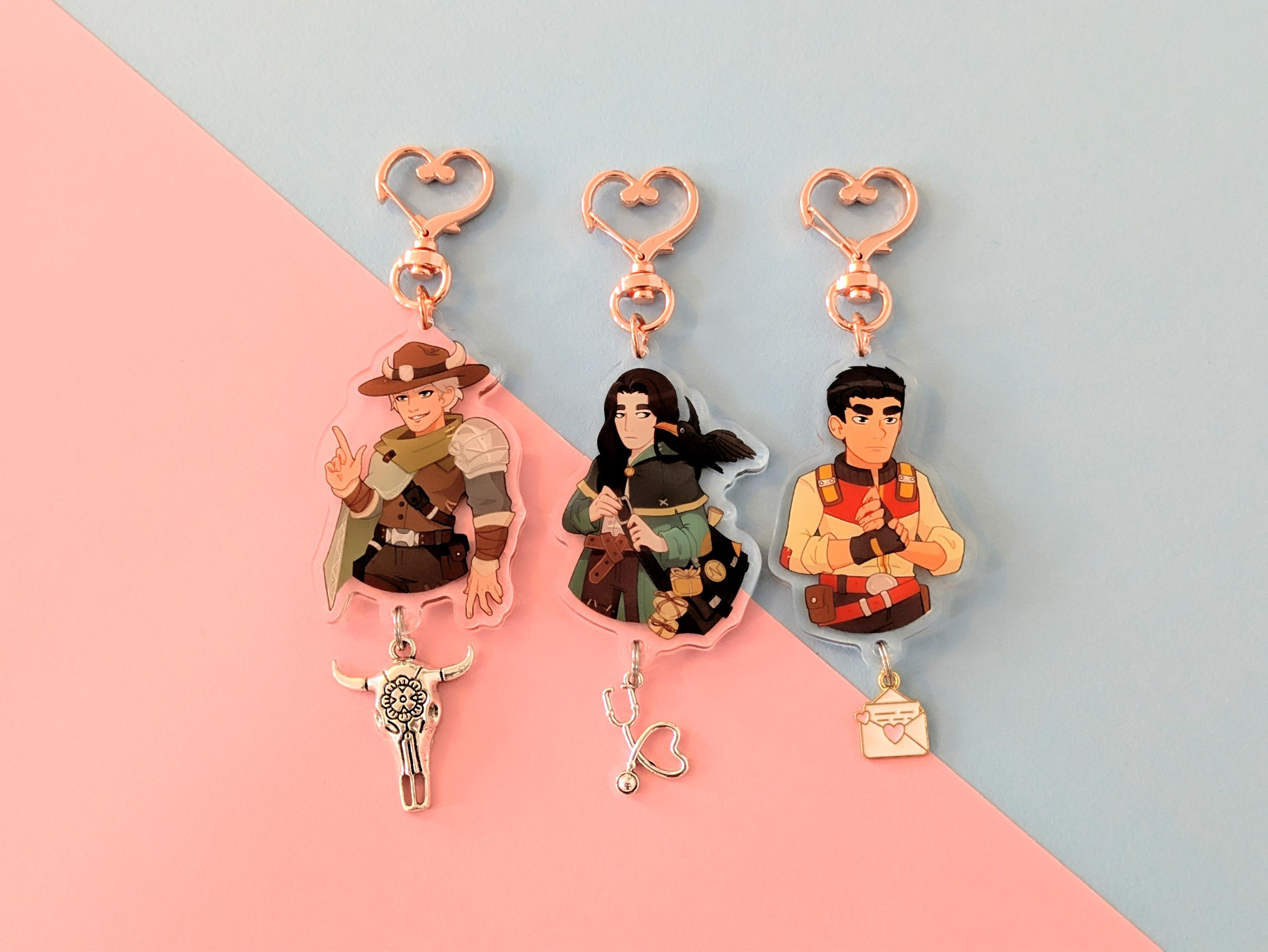 My Time at Sandrock Acrylic Charms - Logan - Fang - Unsuur - Etsy