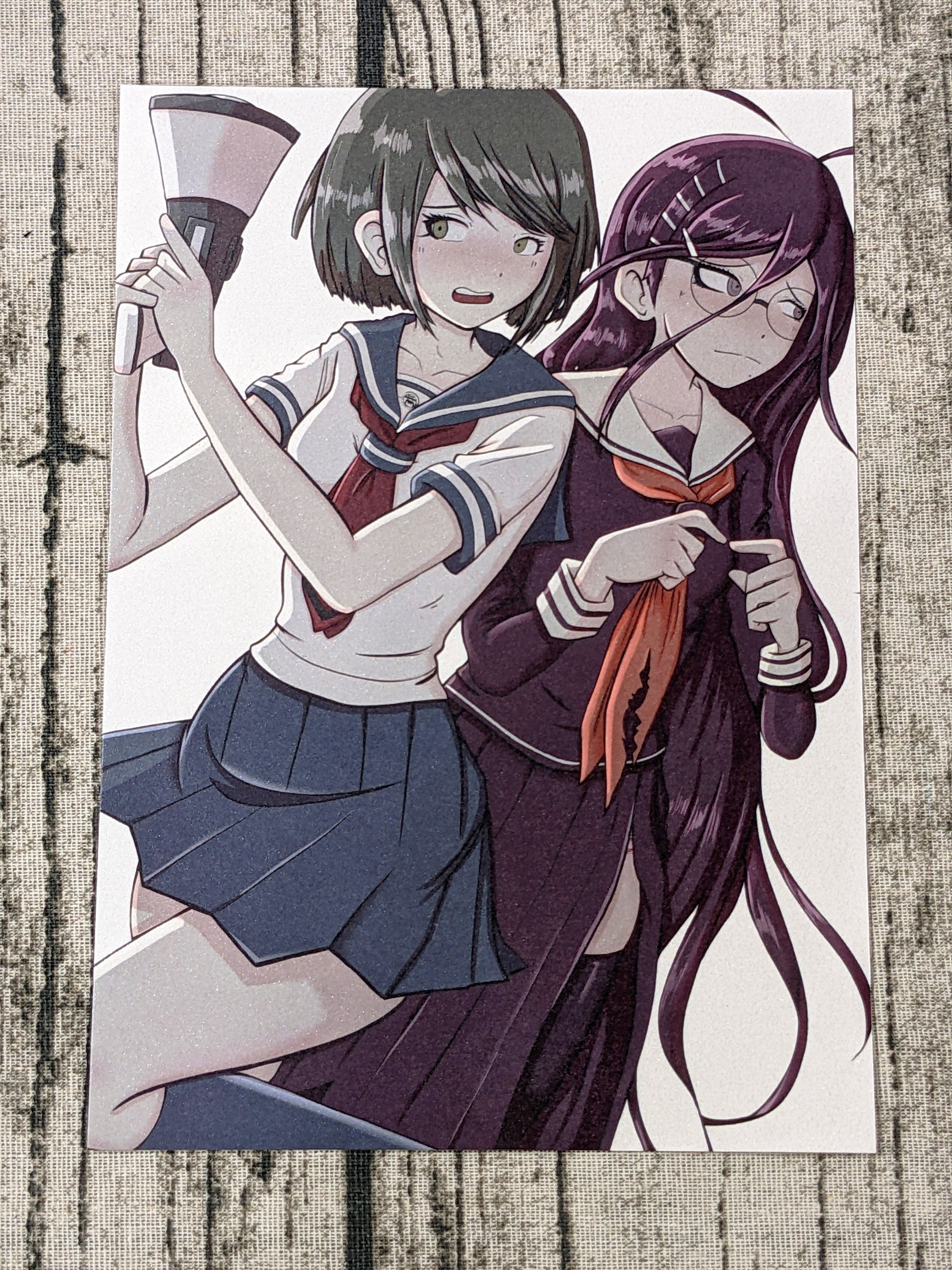 PRINT - Danganronpa - Ultra Despair Girls - Komaru & Toko