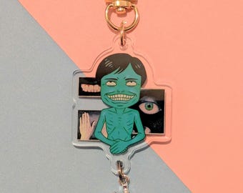 Pale Intruder Acrylic Charm - No, I'm Not A Human