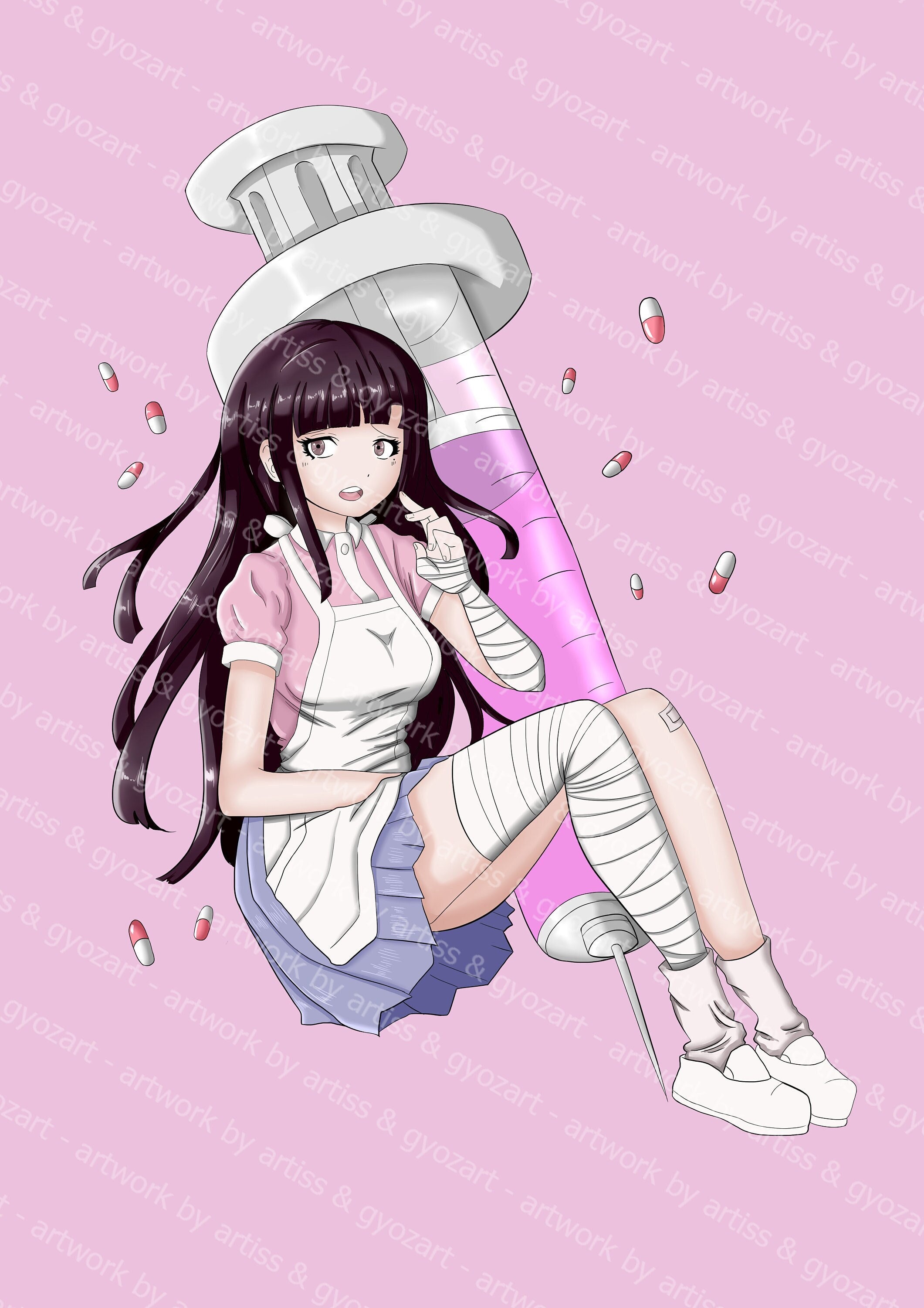 Dangan Ronpa 2 Danganronpa Mikan Tsumiki Anime Unisex Tshirt T