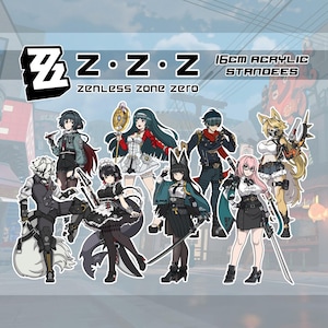 Large Zenless Zone Zero Acrylic Standees - Ellen Joe, Lycaon, Jane Doe, Miyabi, Pulchra, Yanagi, Lighter, Astra