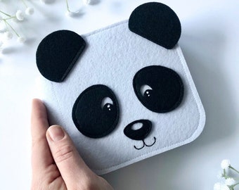 Libro de Panda para Bebés: Juguete sensorial de alto contraste, regalo para recién nacidos