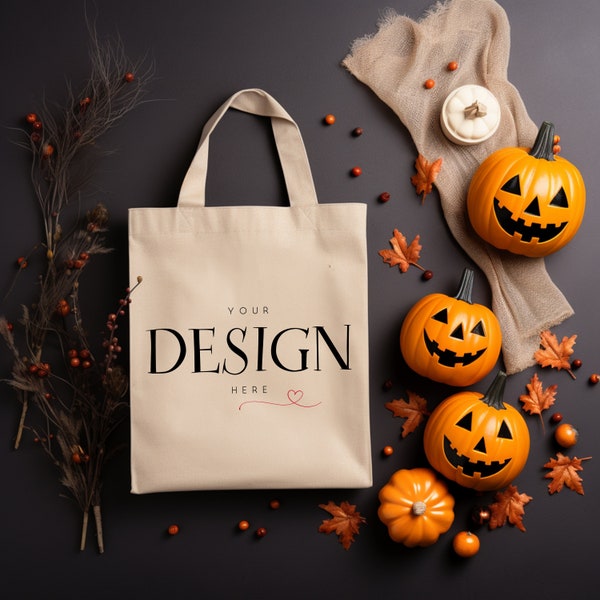 Tote Bag Mockup Natural Halloween Canvas Large Eco Bag Bundle Bag Mockup Bundle Natural Big Bag Mockups Canvas Bag Mockup Halloween Mockup