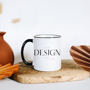 Black handle mug mockup, Mockup photo of white coffee cup, white coffee mug mock-up photo, tasse mockup photos, coffee cup photo 11 oz mug