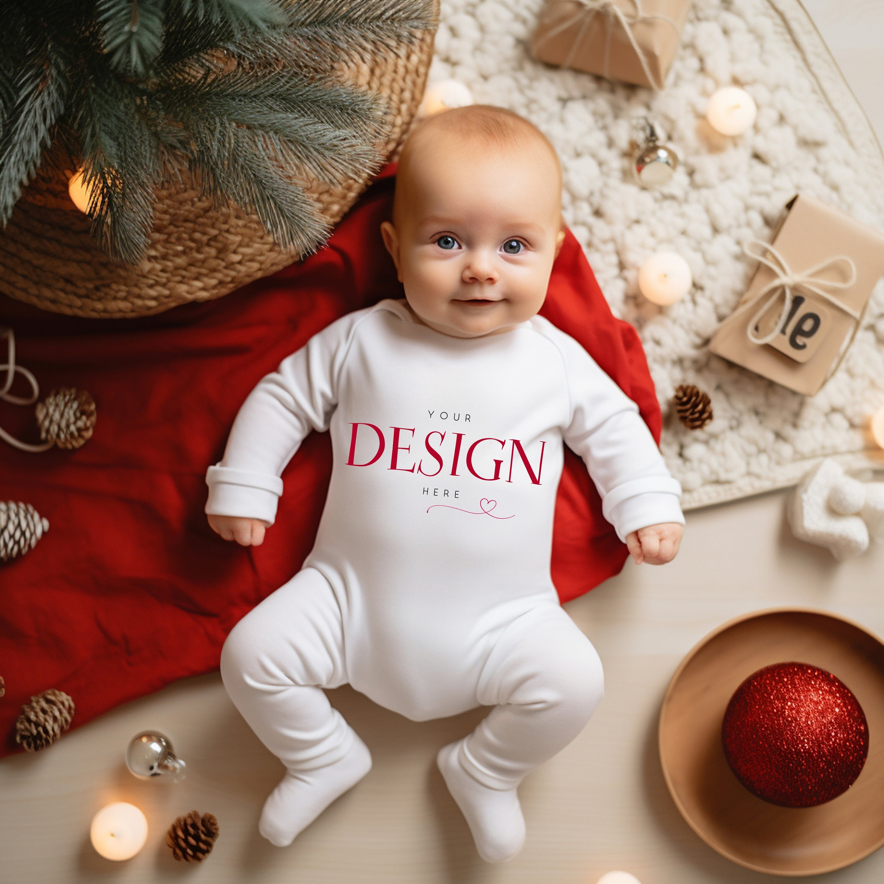 Bodys navideños para bebes hotsell