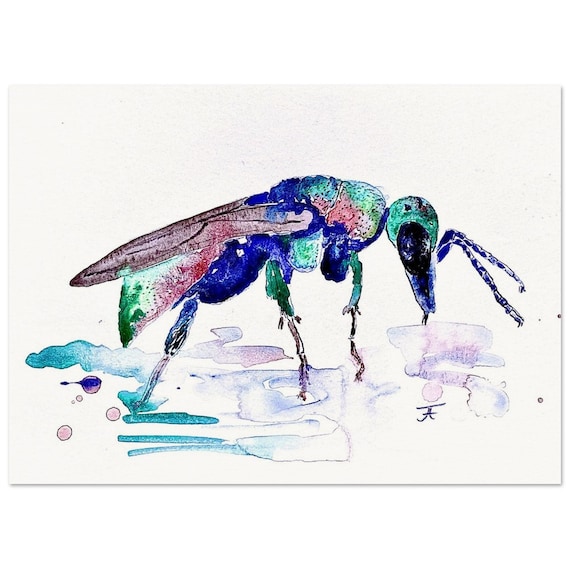 hand painted watercolor, direct from the artist, art print, bow tie, wall decoration, poster, card, gift