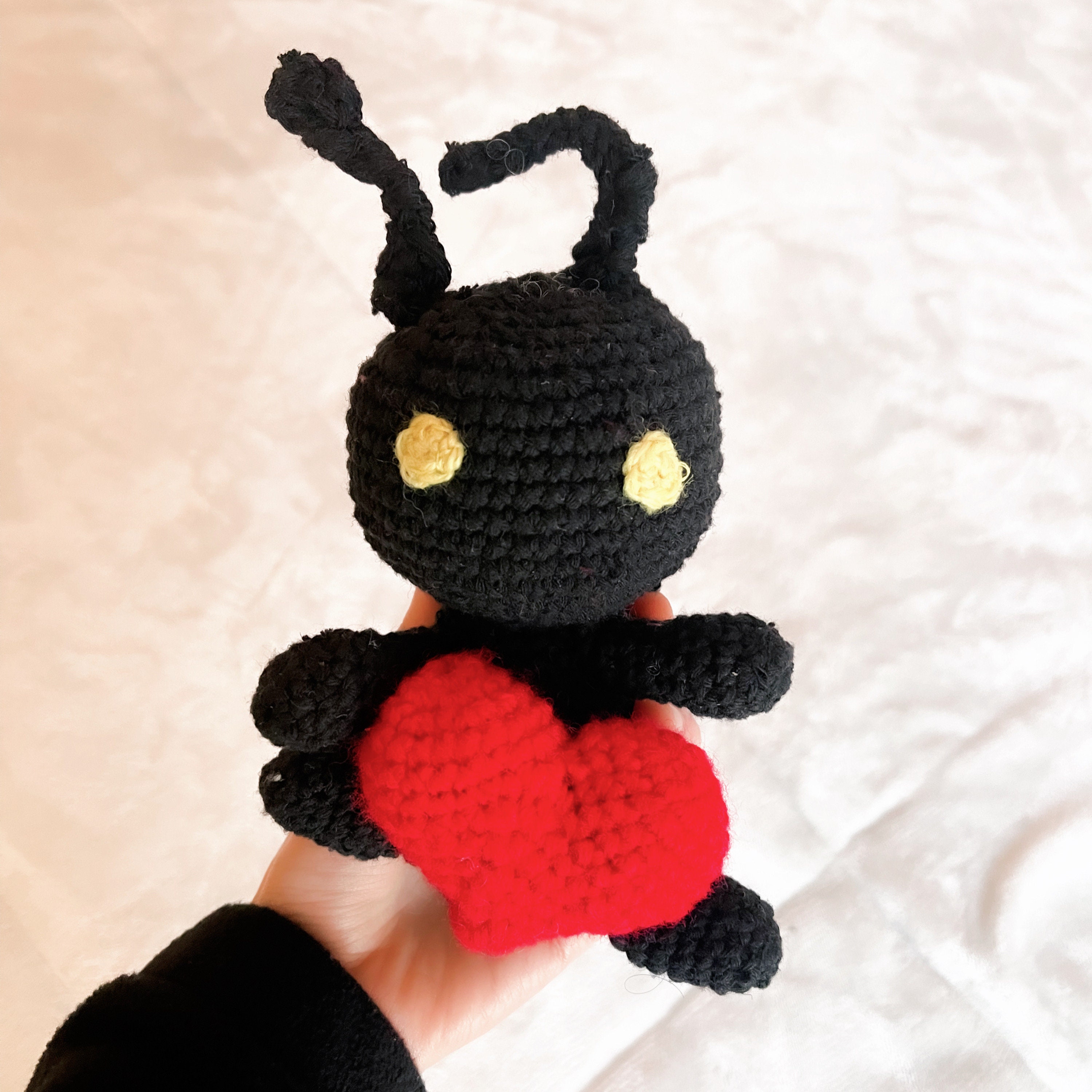Shadow Heartless Crochet Figure, Kingdom Hearts, Video Game Amigurumi ...