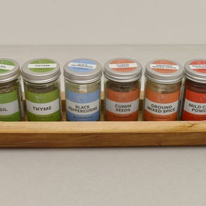 Spice Rack, Spice Holder Rustic image 1