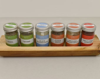 Spice Rack, Spice Holder Rustic