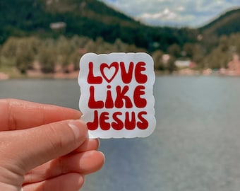 Love Like Jesus Stickers