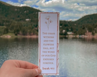 Isaiah 40:8 Bookmark