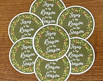 Jesus Is The Reason For The Season Sticker