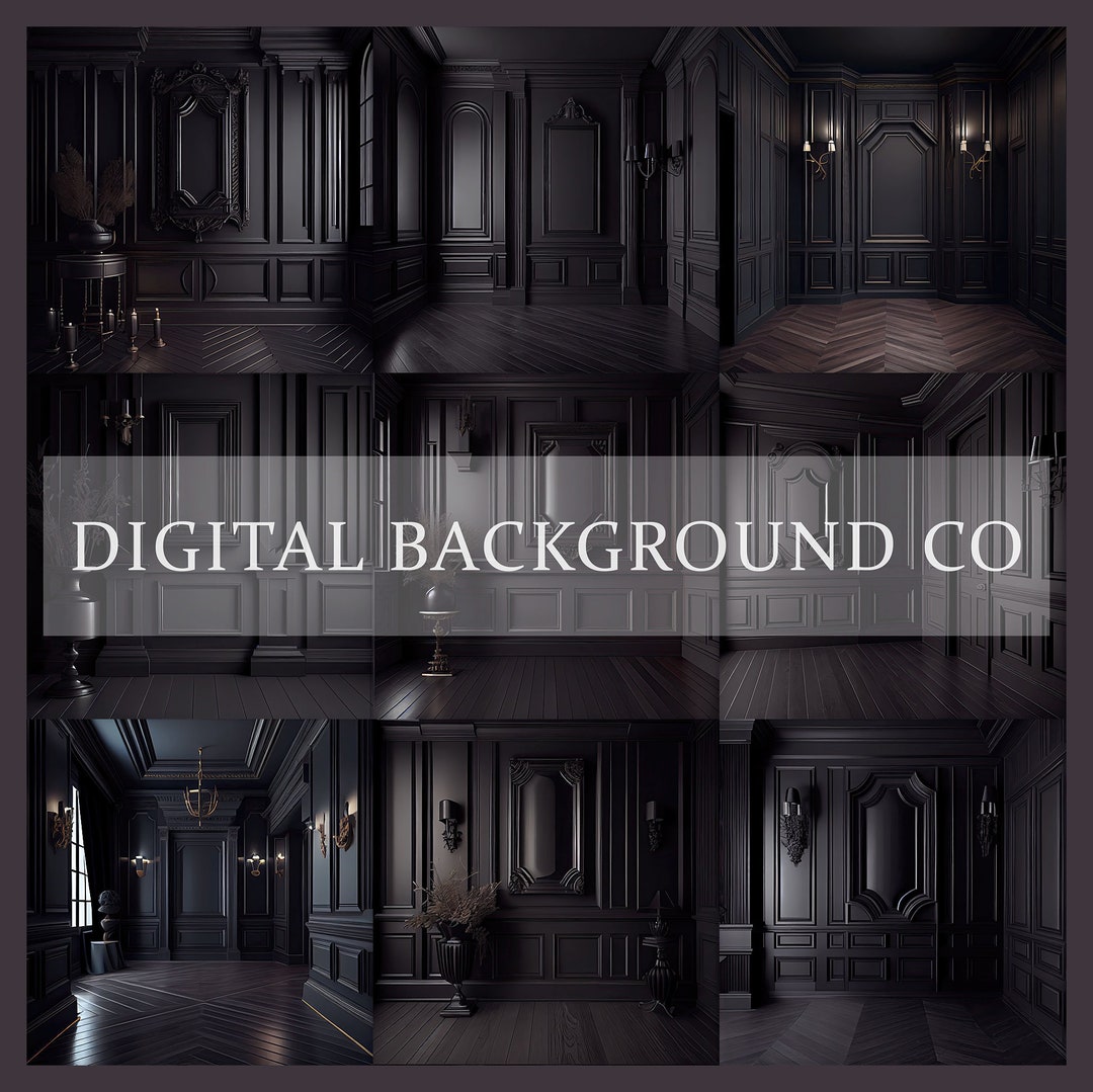 Black Room Digital Background, Fine Art Digital Backdrop, Maternity ...
