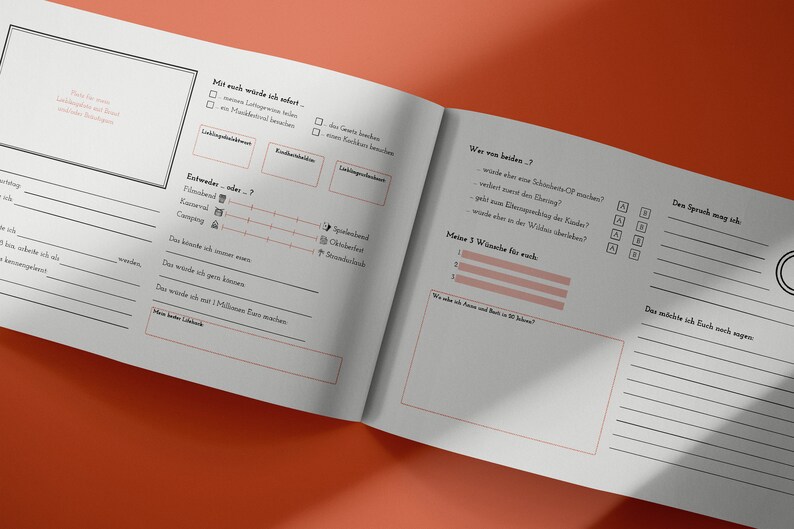 Wedding Guest Book Digital Template Wedding Friends Book Etsy