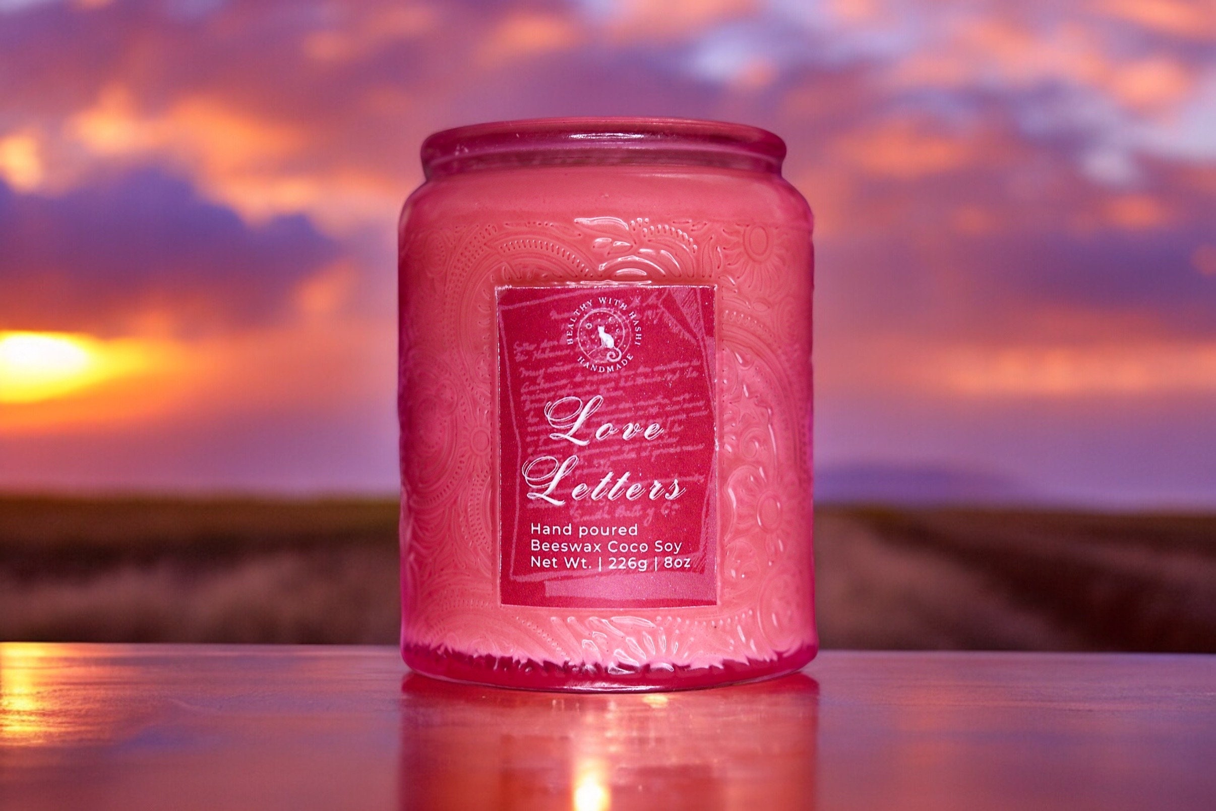 Love Letters Candle | Magnolia Jasmine Orange Blossom | Soy