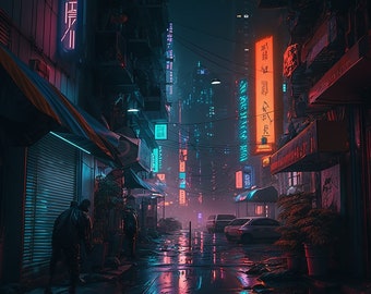 Cyberpunk Steegje