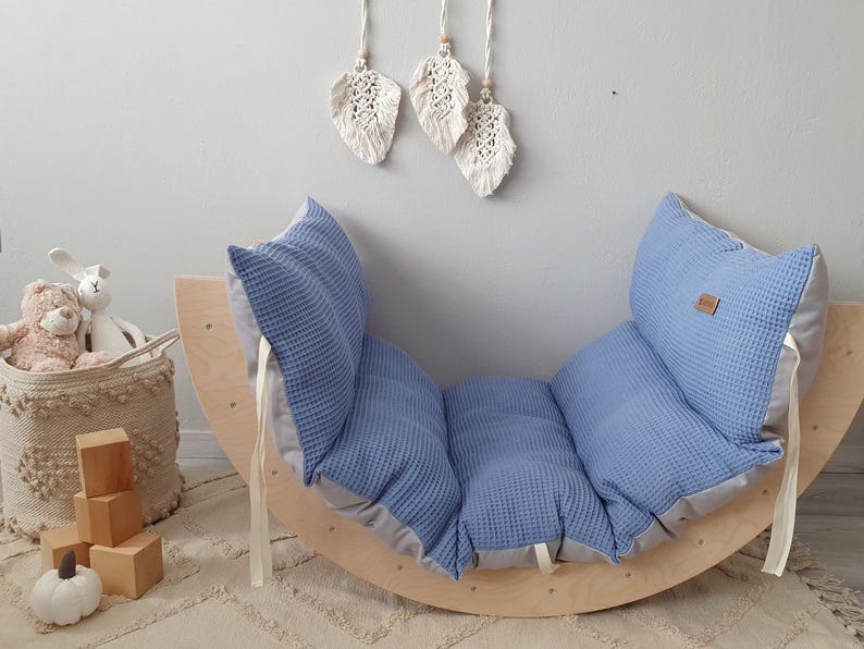 Cushions for climbing arches made of waffle fabric in various colors image 2