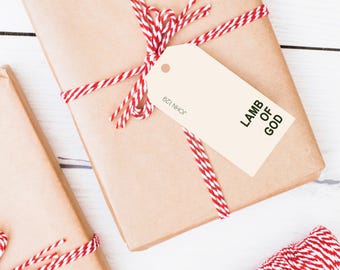 Printable Christ Advent Gift Tags- 12 Days of Christmas