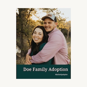 Adoption Profile Booklet, 9 Pages, Editable Template with Canva