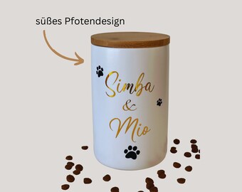 Leckerlidose für Katzen und Hunde 1000ml / personalisiert