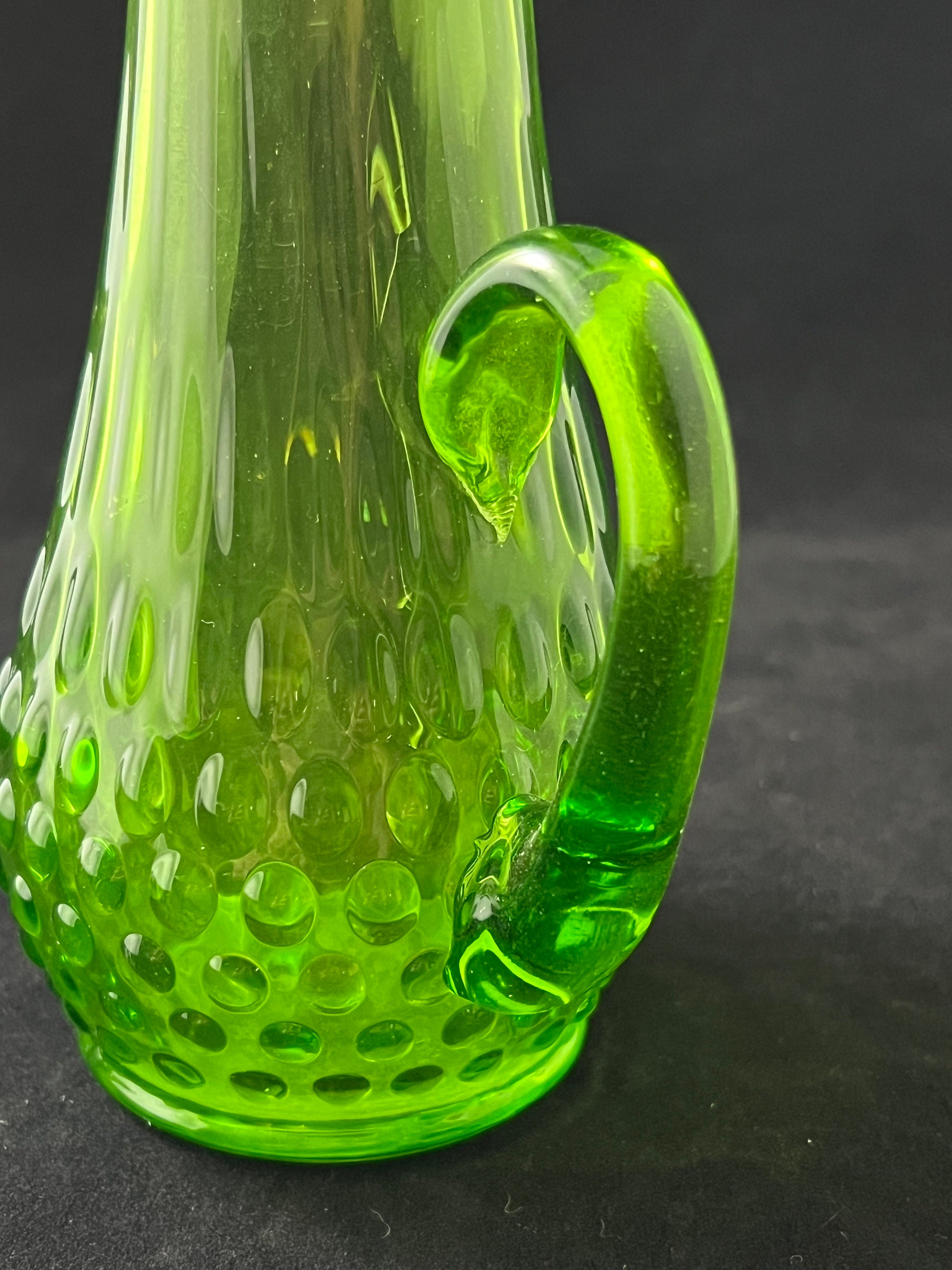 Kanawha Hobnail Swung Vase With Handle AS IS Etsy