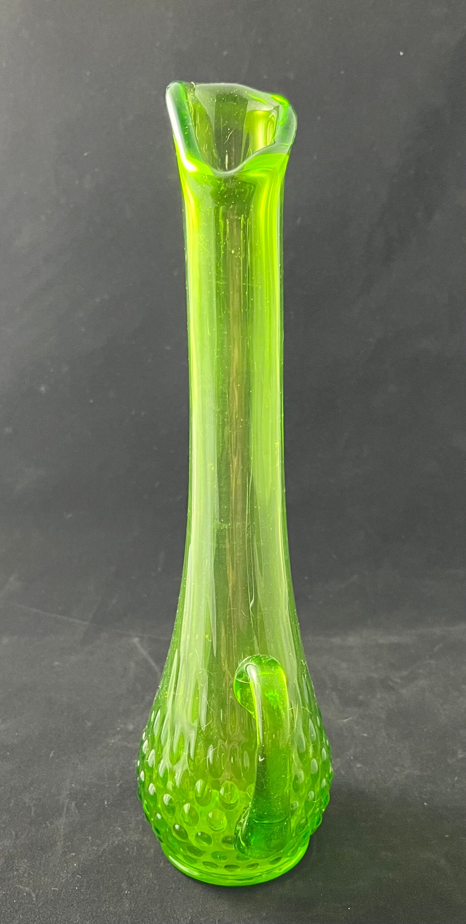 Kanawha Hobnail Swung Vase With Handle AS IS Etsy