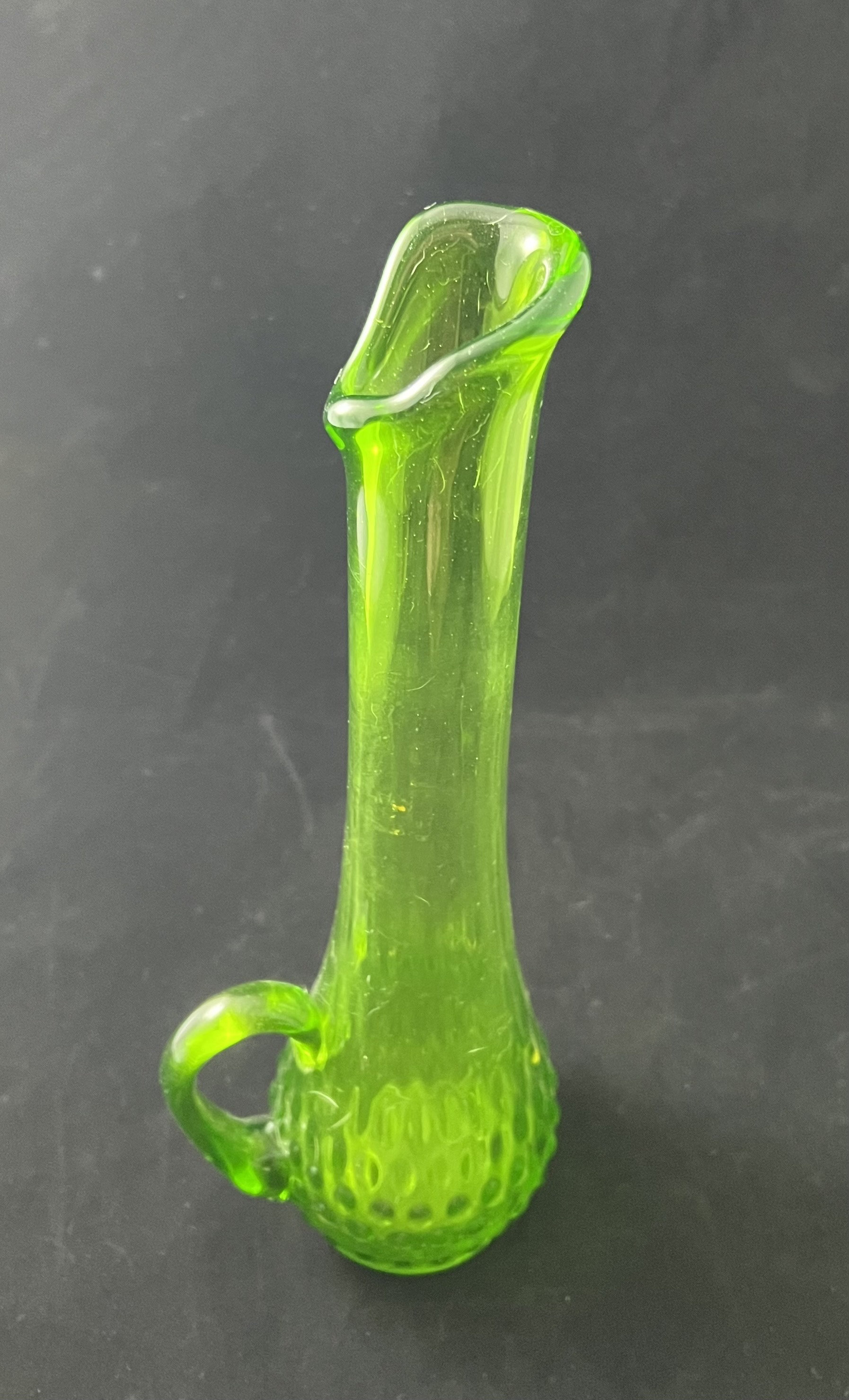 Kanawha Hobnail Swung Vase With Handle AS IS Etsy