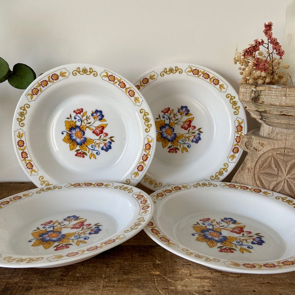 4 Assiettes Creuses New Delhi Arcopal