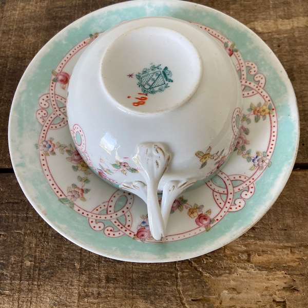 Tasse ancienne porcelaine  - Sarreguemines