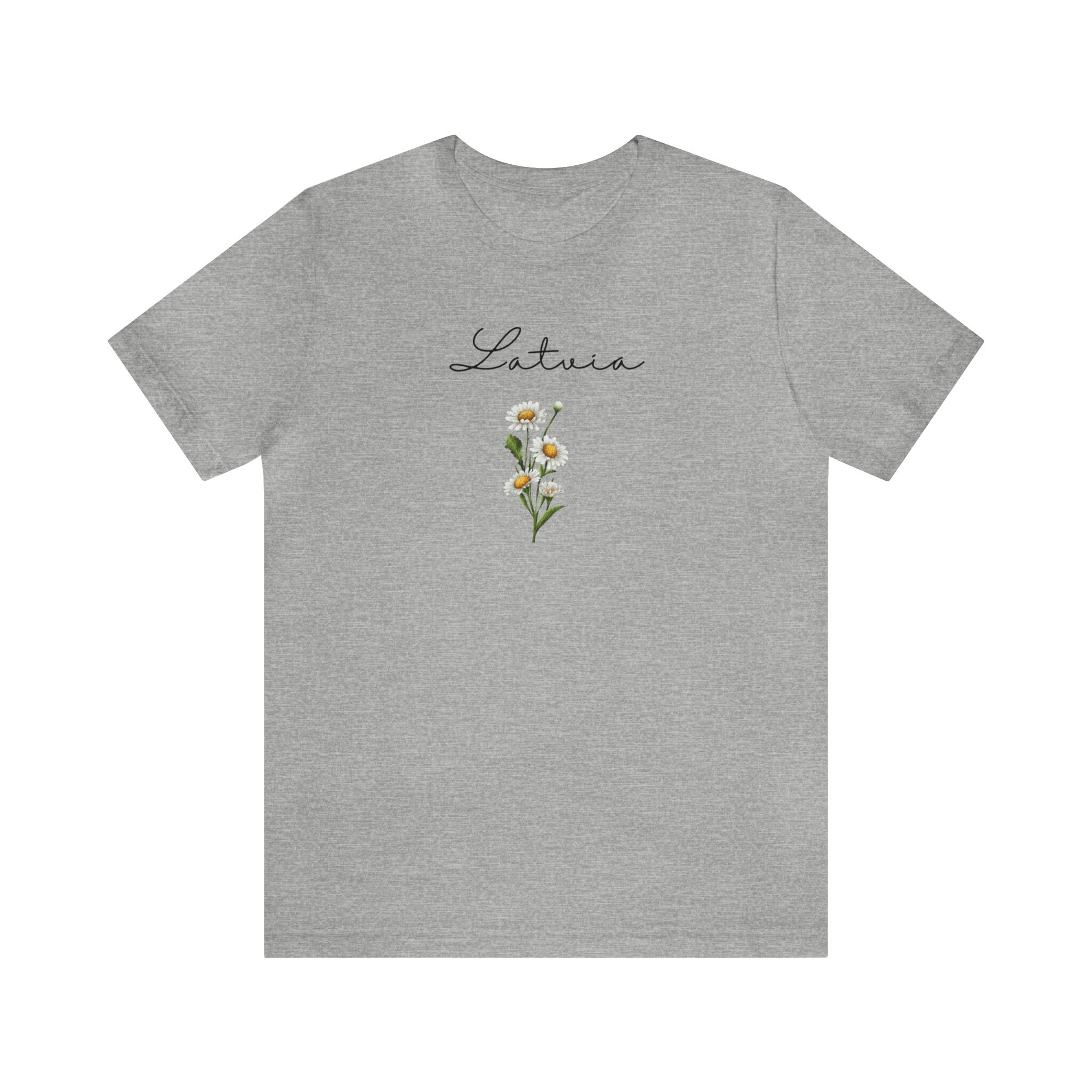 Latvian National Flower Tshirt, Latvian Women's Tee, Latvian Shirt