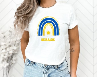 Retro Ukraine Shirt, Ukrainian Gifts, Stand with Ukraine, Ukraine Flag Graphic Tees, Ukrainian Flag Shirt