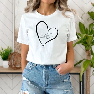 Mother and Child Holding Hand Shirt, Mom Shirt, Gift for Mother&#39;s Day, Mama T-shirt, Gift for Mom