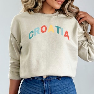Croatian Shirt, Croatian Women&#39;s Sweatshirt, Croatian Shirt, Croatian Gifts, Croatia Shirt