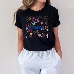 Wildflower Mama T-shirt, Gift for Mother&#39;s Day, Women&#39;s T-shirt, Gift for Any Occasion