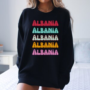 Albanian Women&#39;s Sweatshirt, Albanian Men&#39;s Sweatshirt, Albanian Shirt, Albanian Gifts, Albania Shirt, Gift for Any Occasion