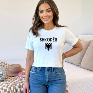 Shkodër Unisex Tshirt, Albanian Shirt, Albanian Pride Shirt, Gift for her, Gift for Him