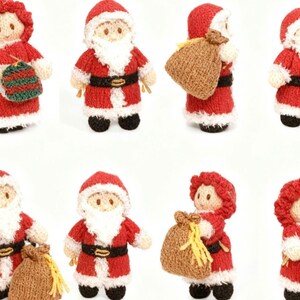 Santa & Mrs. Claus Knitting Patterns: Holiday Home Decor (Digital Download)