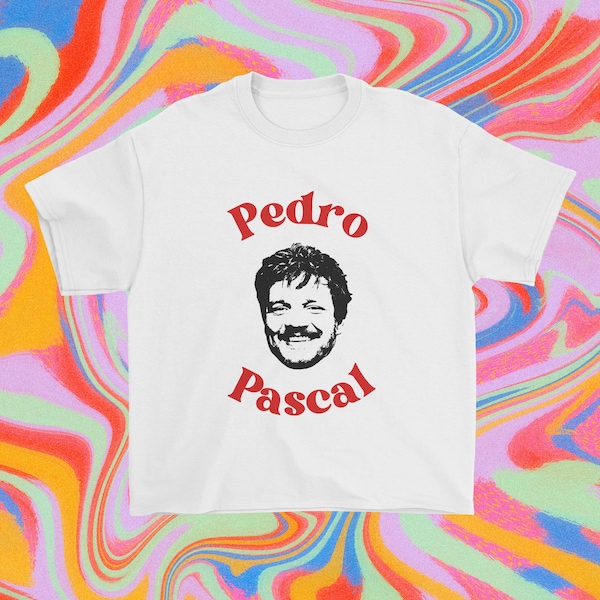 Pedro Pascal Baby Tee Pedro Pascal Shirt Y2K Baby Tee Vintage Baby Tee Graphic Baby Tee Graphic T Shirt Y2K Print The Last of Us Merch