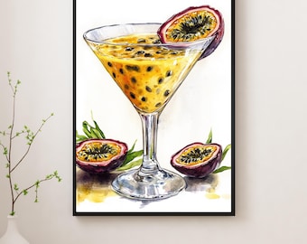 Cocktail Wall Art| Digital Cocktail Print|Home Bar Decor