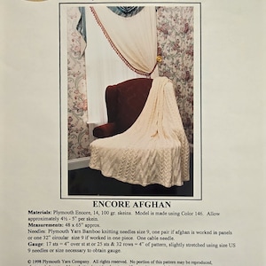 Plymouth Yarns - Encore Afghan (Encore Worsted)