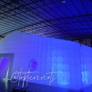 MASSIVE LED inflatable Nightclub. Holds 175-200 people. 50X50X18