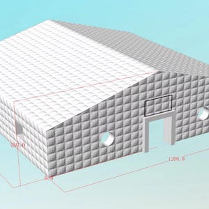 Discoteca gonfiabile POPUP EXTRA Large a LED 40X40. Può ospitare 130-150 persone.