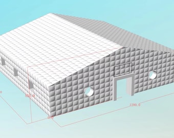 40X40 LED EXTRA Large inflatable POPUP Nightclub. Holds 130-150 people.