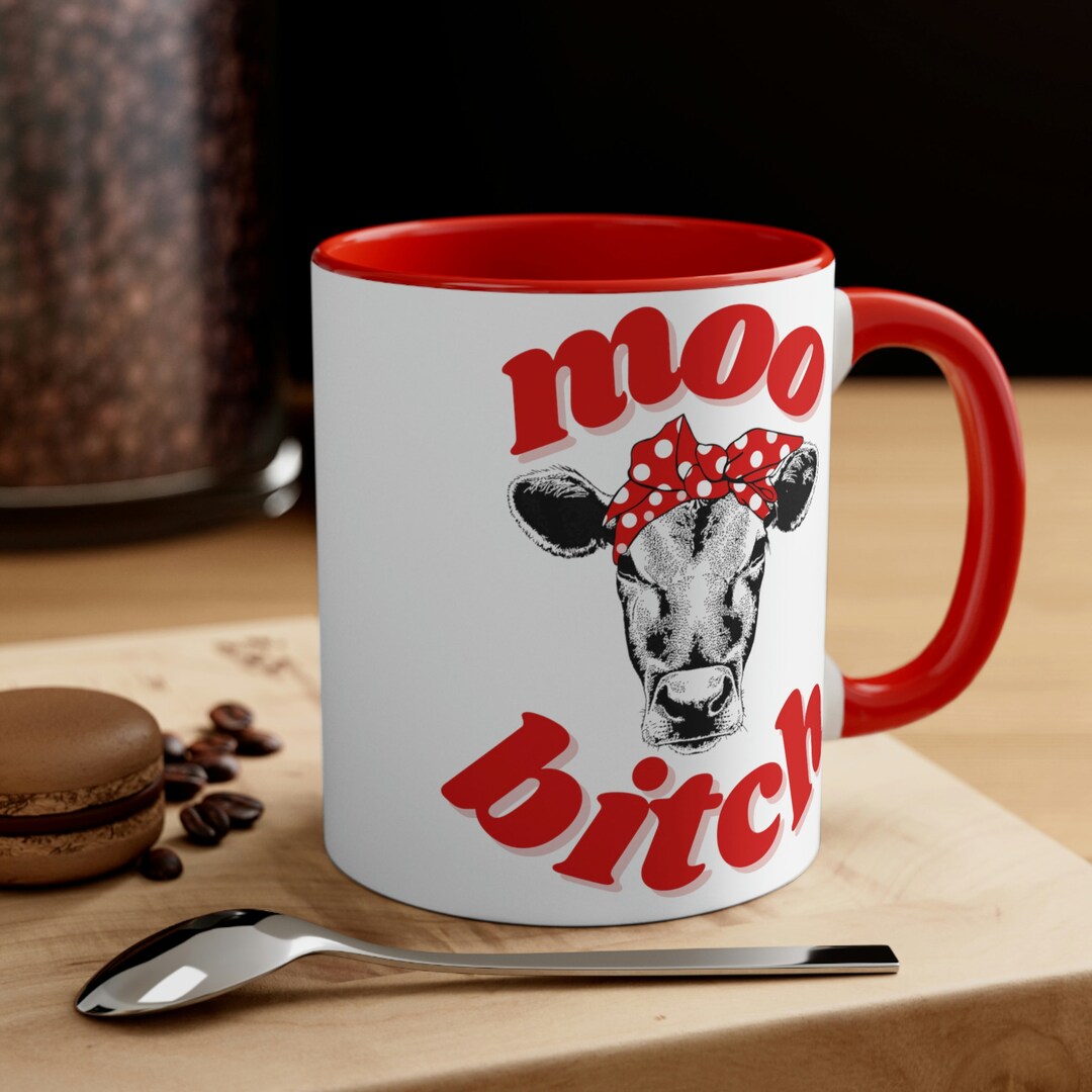 Cow Mug Cow Coffee Cup Fun Coffee Cup Cow Coffee Mug Fun Etsy