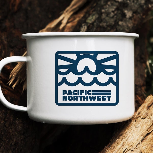 Pacfic Northwest Badge Graphic — PNW Cricut PNG SVG